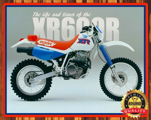 Honda xr600r metal sign - xr600r, 11