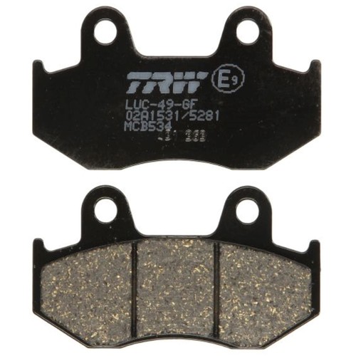 Trw front brake pads - front,