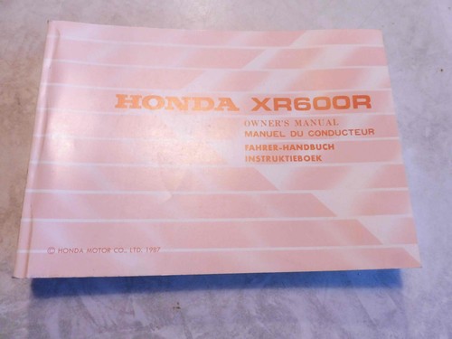 Genuine honda drivers manual - genuine,