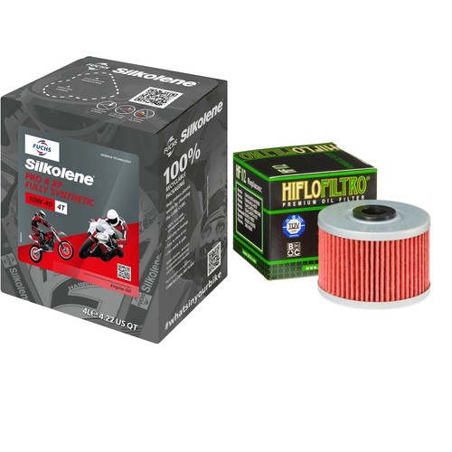 Xr600 oil and filter - and,